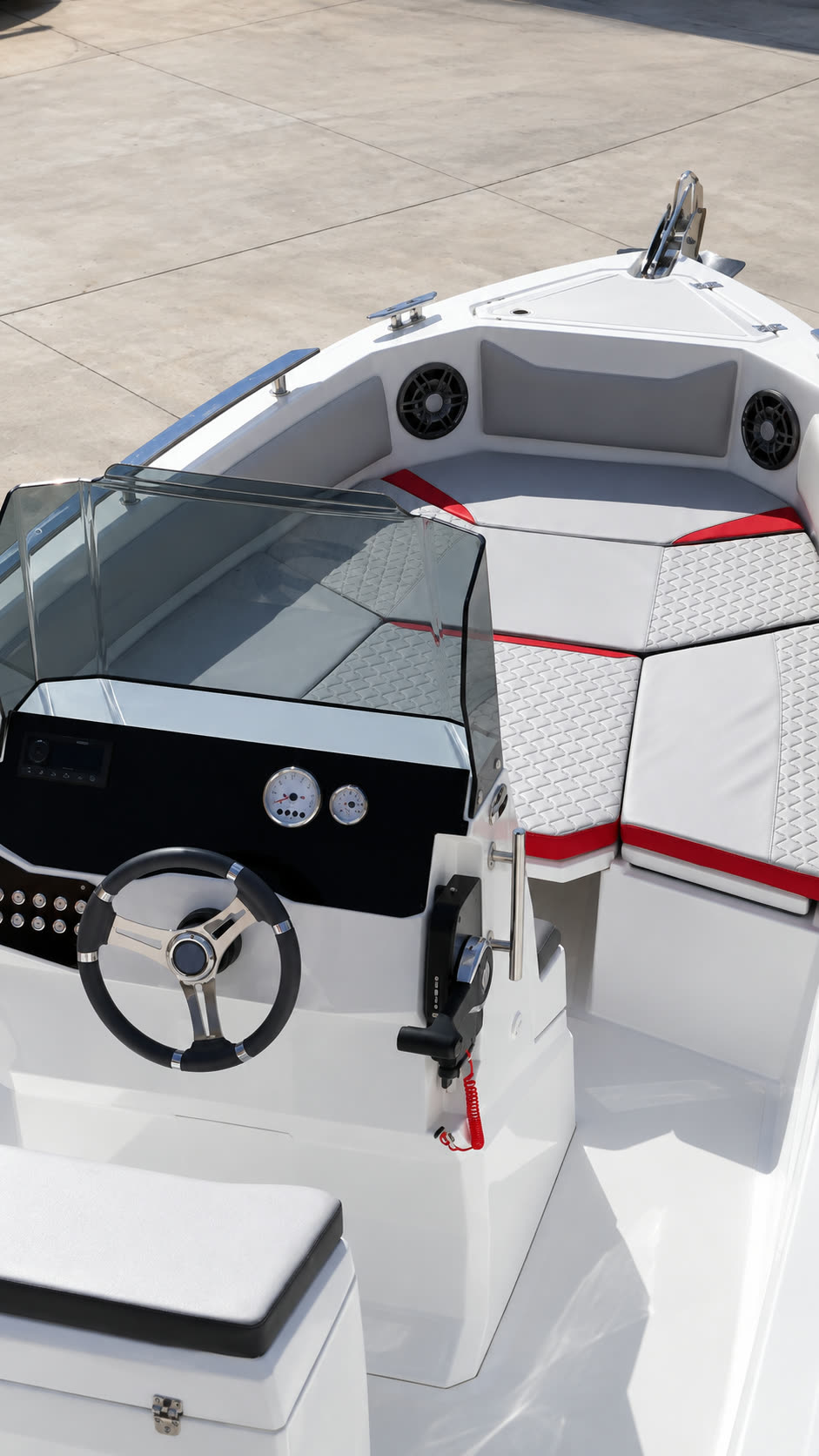 Dolphin Marine Raptor 20 — il prendisole di prua