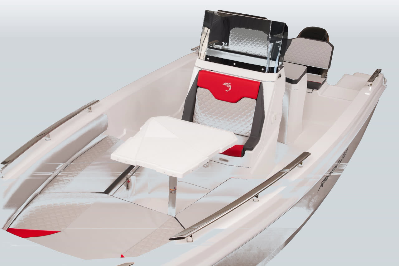 Dolphin Marine Raptor 20 — il tavolo del pozzetto, fotografia di studio